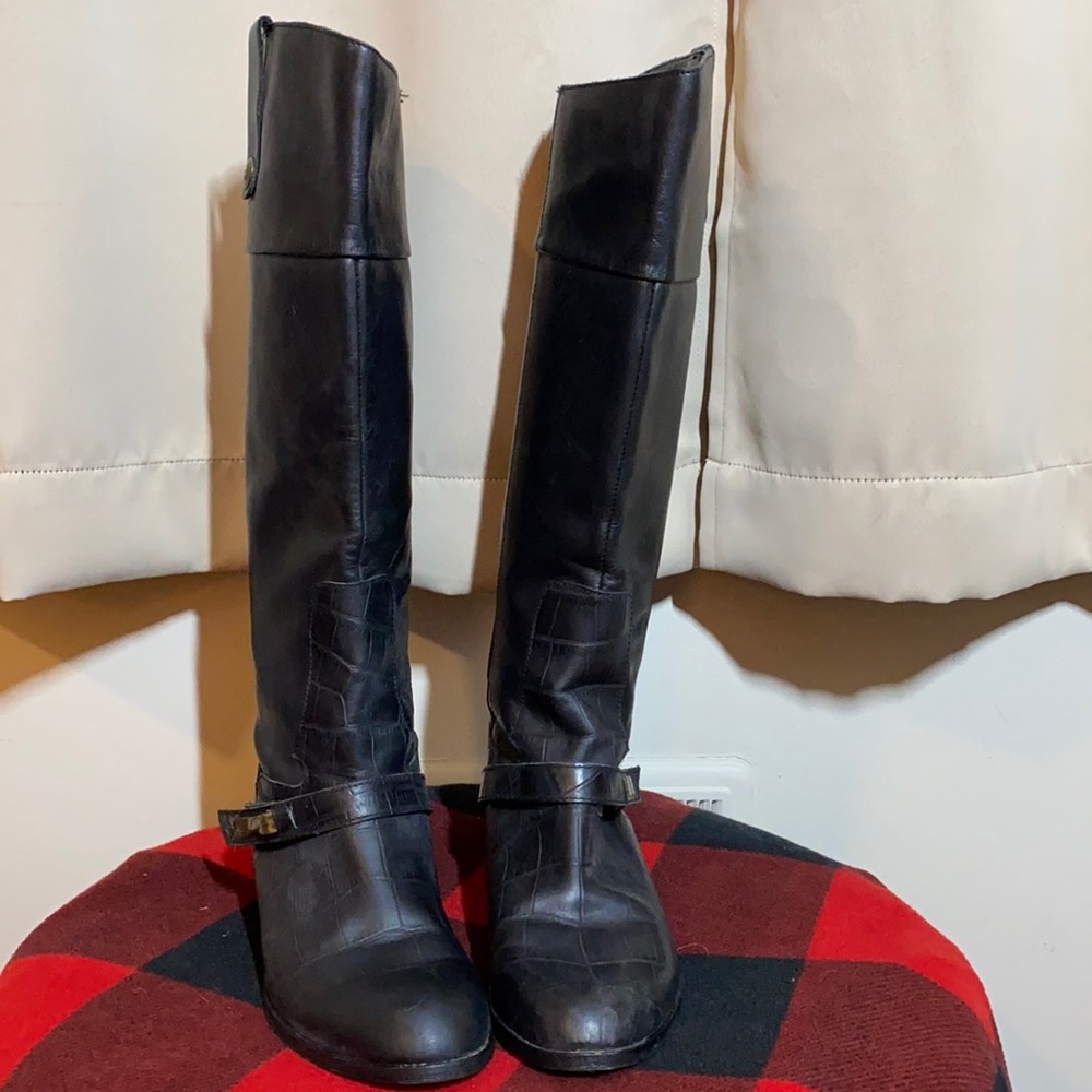 Black Leather Boots